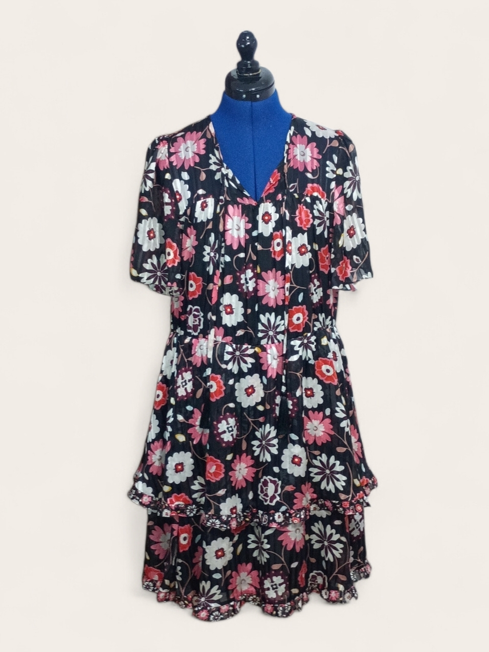 Kate Spade Floral Silk Dress Size 14
